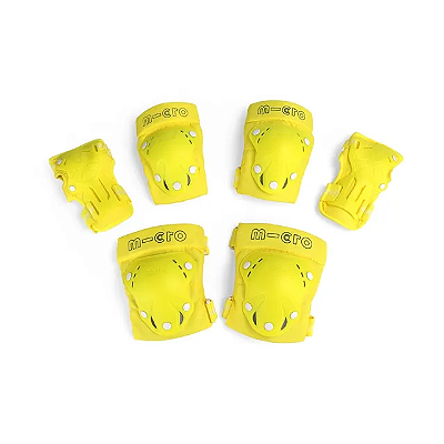 Kit de Proteção Micro Shock Firefly - Amarelo (juvenil)