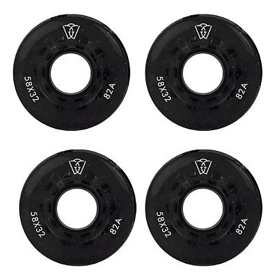 Rodas para Patins Quad Wintersweet BLACK 58mm - Preta (4 unid)