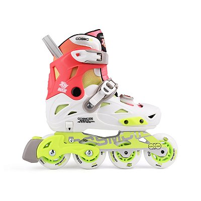 Patins Cosmo JOY MAX - infantil ajustável - Vermelho
