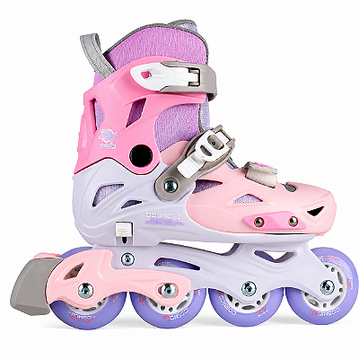 Patins Cosmo Joy Infantil Ajustável - Rosa