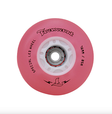 Rodas LED Traxart Special 76mm/85A Rosa - 4 unidades