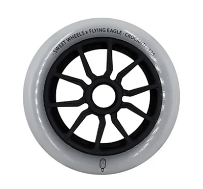 Flying Eagle CROCANTI 125mm 88a - branco / 6 rodas