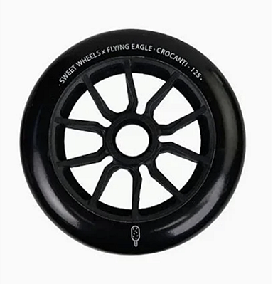Flying Eagle CROCANTI 125mm 88a - preto / 6 rodas