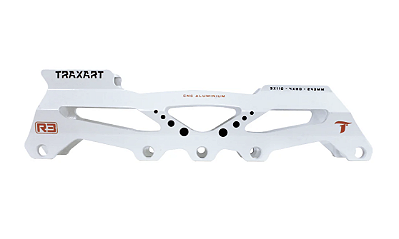 Traxart Base Híbrida DX-007 – 3 Rodas 110mm ou 4 Rodas 80mm (Branca)