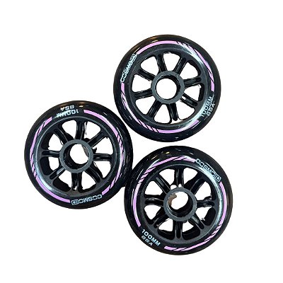 Rodas Cosmo - 100mm (3 rodas)