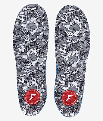 Palmilha FP FluidX Elite Pro White Camo – 10mm Alta Absorção