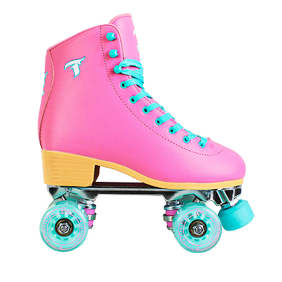 Patins Traxart Foxxy Rosa E Azul - 58mm X 32mm Abec-5