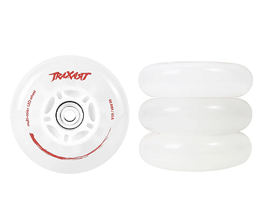 Rodas LED Multicolor Traxart 90mm / 85A - 4 Unidades