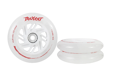 Rodas LED Multicolor Traxart 110mm / 85A - 3 rodas