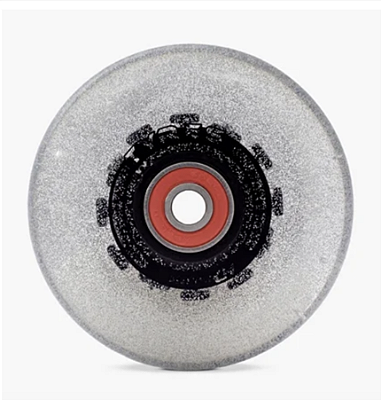 Rodas HD Inline Tyres LED - 80mm / 85A - Cinza Glitter - AVULSA (UNIDADE)