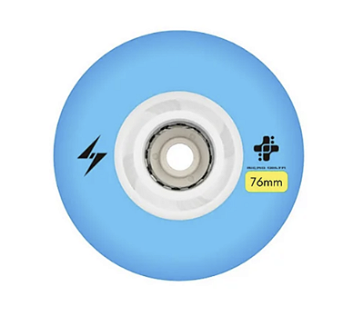 Roda de LED Micro AZUL - 76mm / avulsa (unidade)