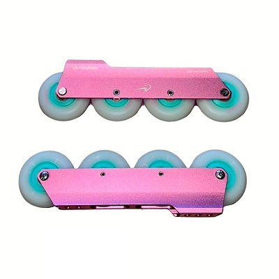 Base Completa FlyingEagle X5 Rosa 231mm – Rodas 76mm 85A