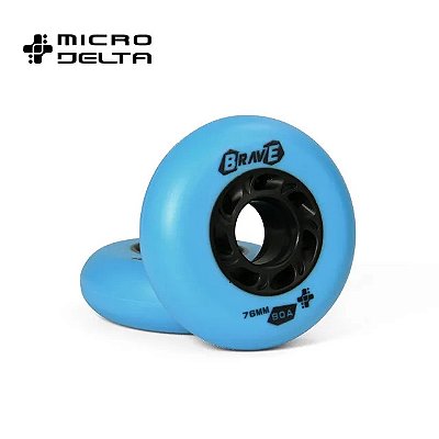 Rodas Micro Brave - Azul 76mm / 90a (4 unid)