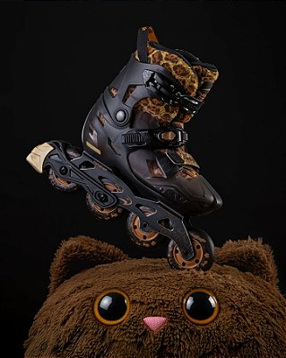 Patins FlyingEagle SPROUT PRO (Infantil Ajustável) - Marrom