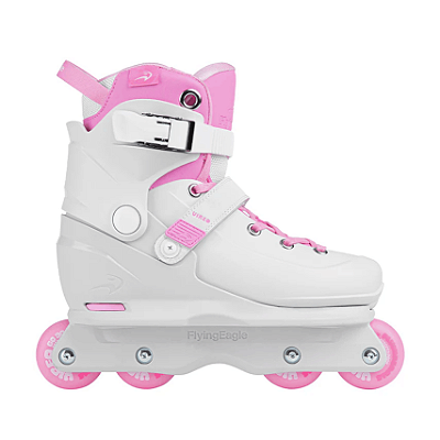 Patins FlyingEagle Street VIREO Ajustável - Rosa