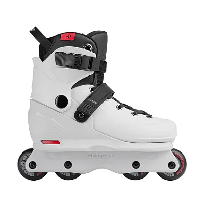 Patins FlyingEagle Street VIREO Ajustável - Branco off-white