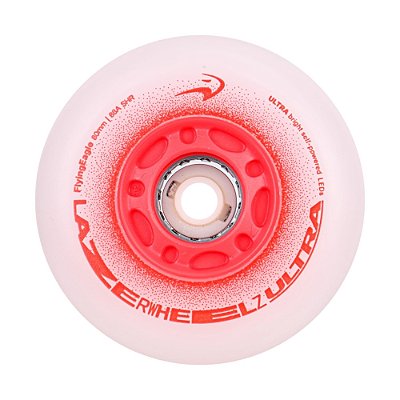 Rodas FlyingEagle LazerWheelz Ultra LED 88A SHR - Vermelha (4 Rodas)