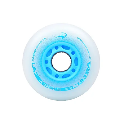 PRÉ-VENDA: RODA LED FLYINGEAGLE LAZERWHEELZ ULTRA - azul / UNIDADE: 72mm, 76mm ou 80mm