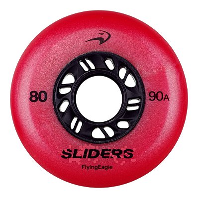Rodas FlyingEagle FE Sliders Vermelha - 90a