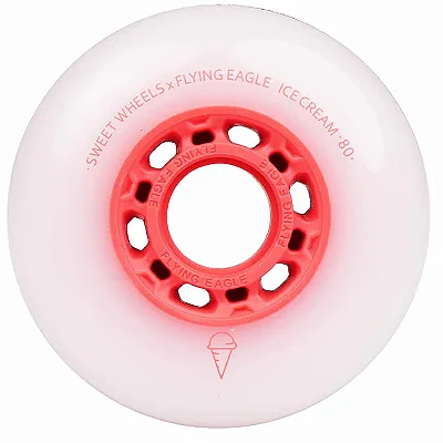 Pré-venda: Rodas Flying Eagle x Sweet Wheels ICE CREAM - 76 ou 80 / Vermelho