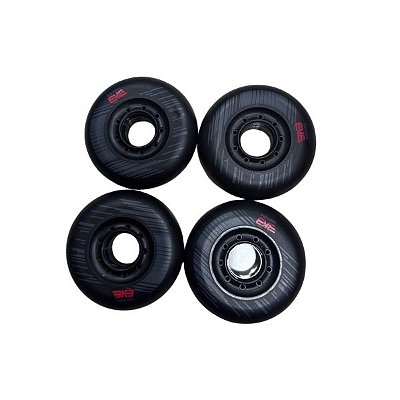 4 Rodas BKB 76mm - preta