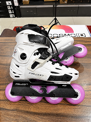 Patins FlyingEagle FALCON Pro (semi-novo) 34 BR - com Led