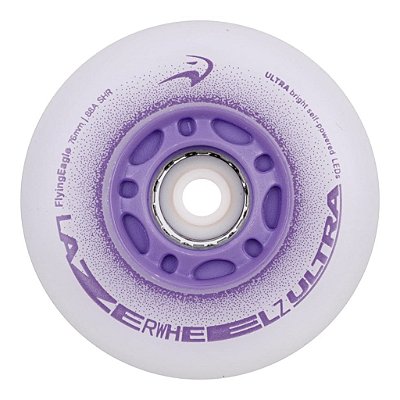 Pré-Venda Roda de Patins LED FlyingEagle LazerWheelz 88A - Roxa (4un)