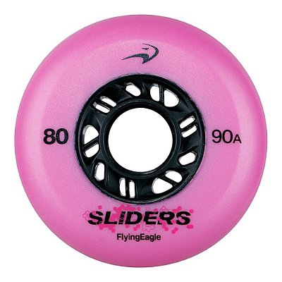 Pré-Venda Roda de Patins FlyingEagle FE Sliders 90A - Rosa