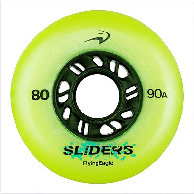 Pré-Venda Roda de Patins FlyingEagle FE Sliders 90A - Verde