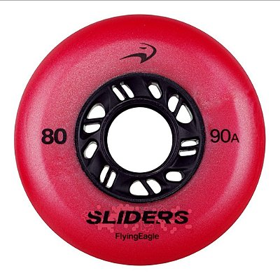 Pré-Venda Roda de Patins FlyingEagle FE Sliders 90A - Vermelha