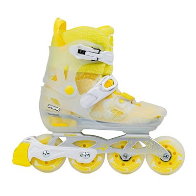 Pré-Venda Patins Infantil FlyingEagle Sprout Pro S8 - Amarelo