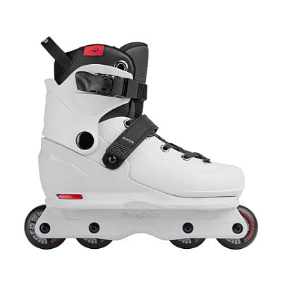Pré-Venda Patins Agressivo FlyingEagle Vireo Ajustável - Off-White