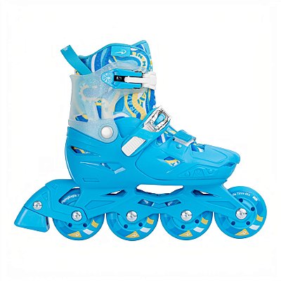 Pré-Venda Patins Infantil FlyingEagle S3+ Cosmo Ajustável - Azul