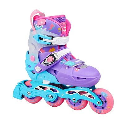 Pré-Venda Patins Infantil FlyingEagle S6S Pro Sonos Ajustável - Purple
