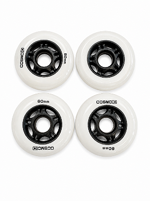 Rodas COSMO 80mm 84A High-Rebound (4 unid) - Cinza