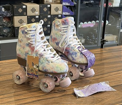 Semi-Novo: Patins Quad Wintersweet Sweet Pea | Tamanho 34 BR