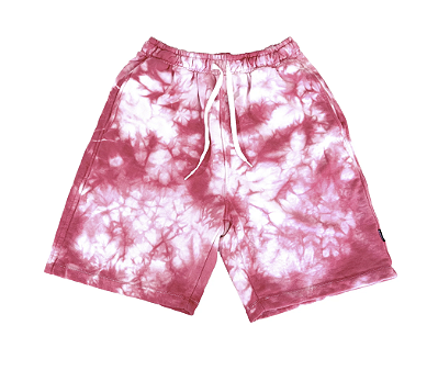 Bermuda Paterson League Challenger Tie Dye Vermelho/Branco