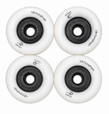 Rodas FlyingEagle X5 Cloud SHR 80mm 85A – Branco (4 unid)