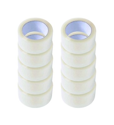 Fita adesiva transparente larga para fechar caixa 100mt x 45mm