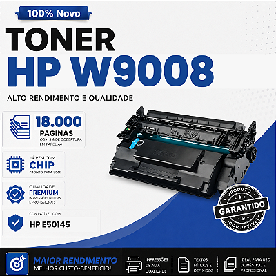 Toner Compatível com HP W9008 E50145DN 18.000 Páginas