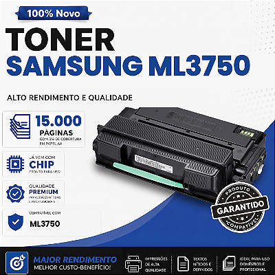 Toner Compatível com Samsung 3750 ML3750 15.000 Páginas