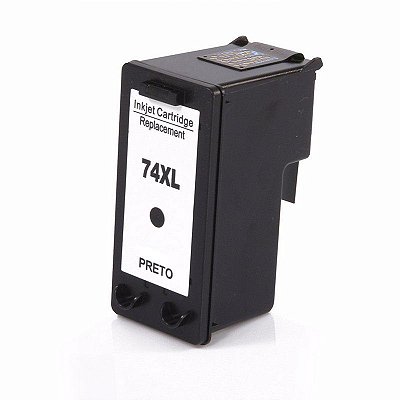 Cartucho Compatível com HP 74XL C4480 C4280 C5280 Preto 25ML