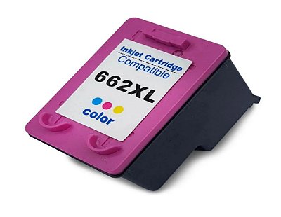 Cartucho Compatível com HP 662XL 1516 3516 2546 2516 2646 3546 4646 10ML Colorido