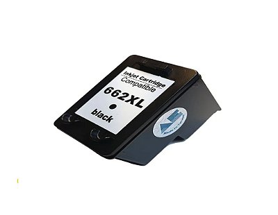 Cartucho Compatível com HP 662XL 1015 1510 1518 2516 2546 2646 3516 Preto 11ML