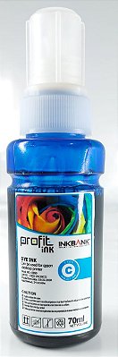Refil de Tinta Epson L355 | 375 | 395 | 555|  L120 | L800 | Azul 70ml.