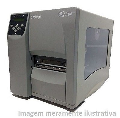 Impressora Térmica Industrial Zebra S4M 203dpi - Serial Usb