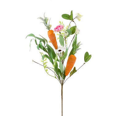 Galho de Páscoa com Cenouras