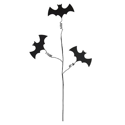 Galho de Halloween para Árvore ou Guirlanda com Morcegos