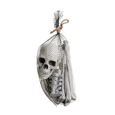 Kit de Ossos de Esqueleto com 11 Peças - Halloween
