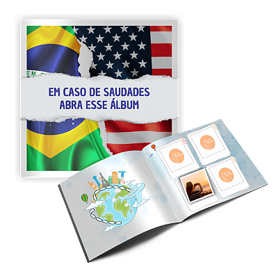 Álbum de figurinhas Intercâmbio